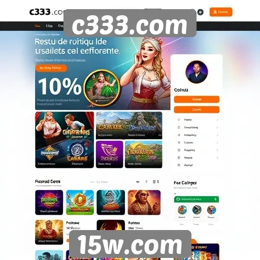Interface do usuário do c333.com e sua usabilidade